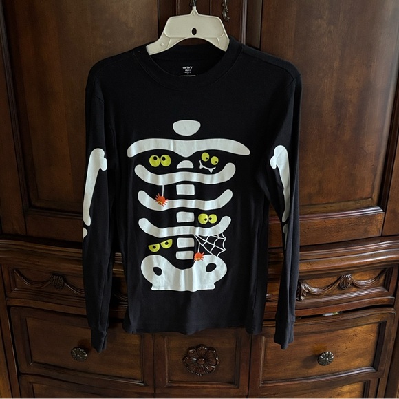 Carter's Black Skeleton Long Sleeve Tee - Picture 4 of 4